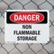 Signmission Non Flammable Storage Danger Sign, Plastic, 10in W x 7in L, 2PK OS-2PACK-DS-P-710-L-2341 - alternate 5